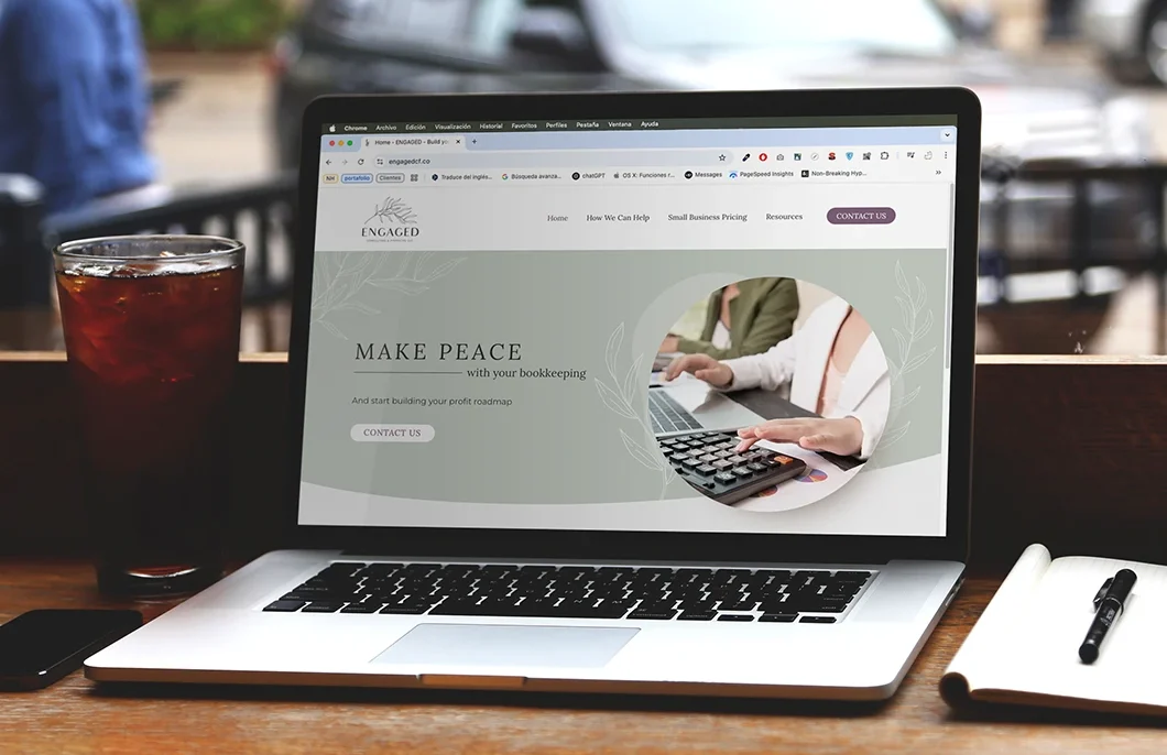 Sitio web de Engaged Desktop