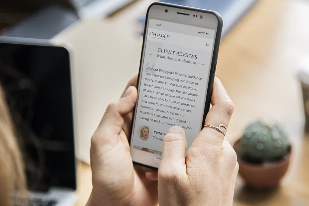 Sitio web de Engaged Mobile Sitio web de Engaged Mobile