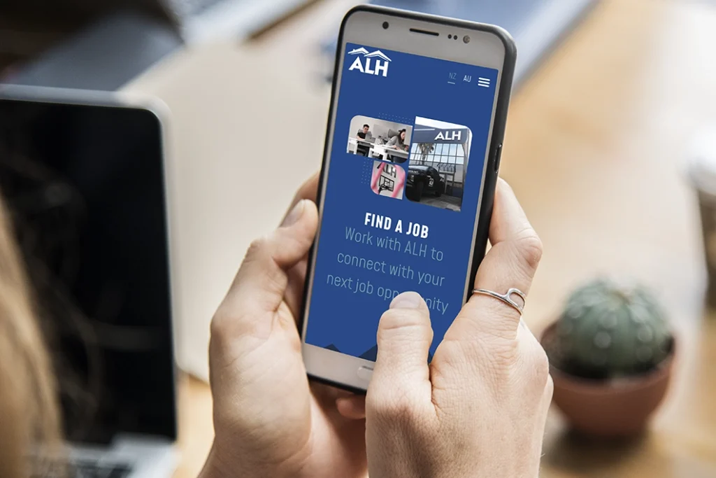 Sitio web de ALH - mobile