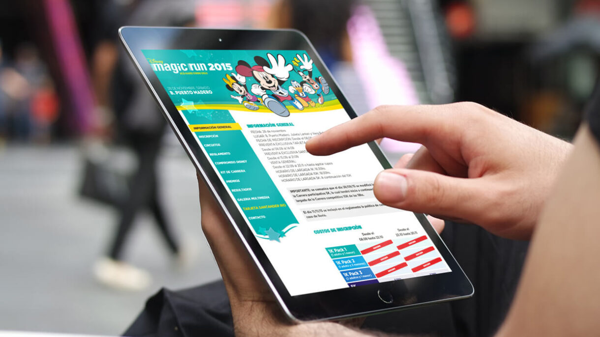 Disney Magic Run - tablet