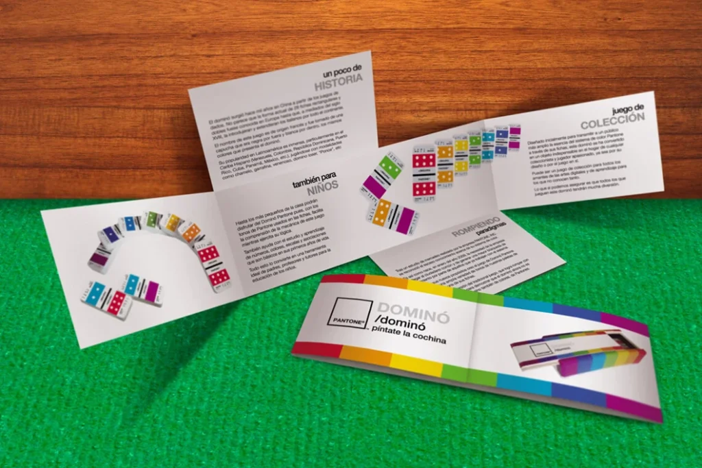 Dominó Pantone - Folleto Dominó Pantone - Folleto