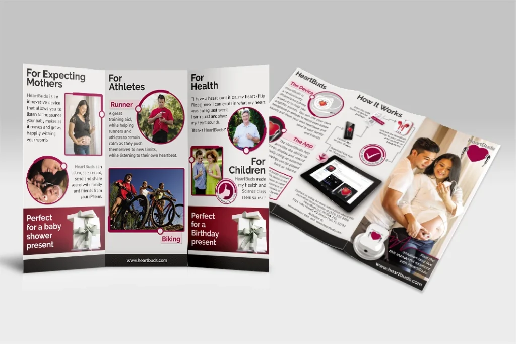 Trípticos para HeartBuds 2