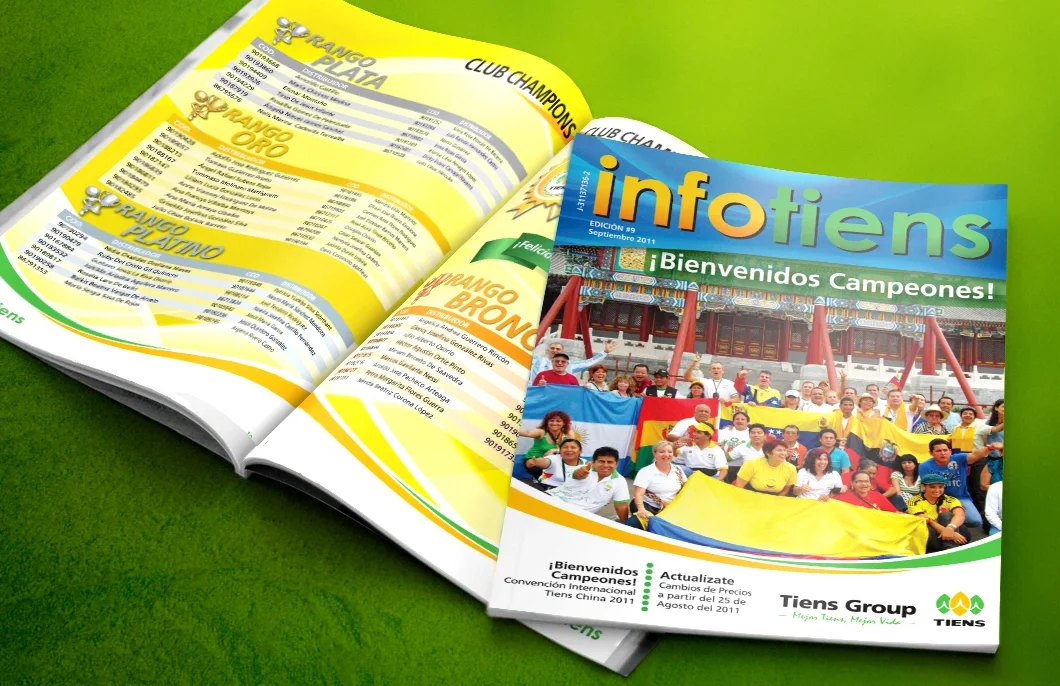 Revista mensual de Tiens