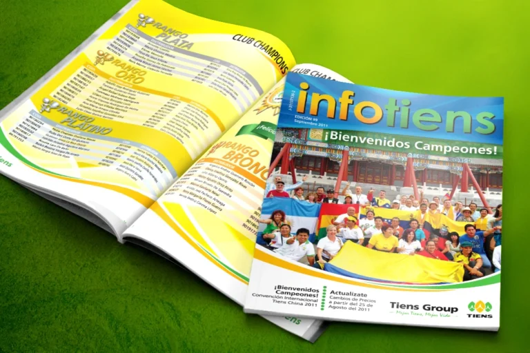 Revista mensual de Tiens