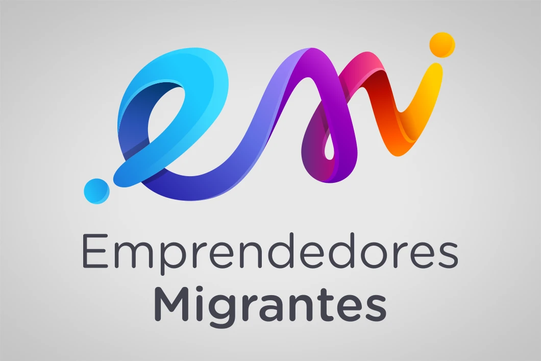 Logo de Emprendedores Migrantes - Color