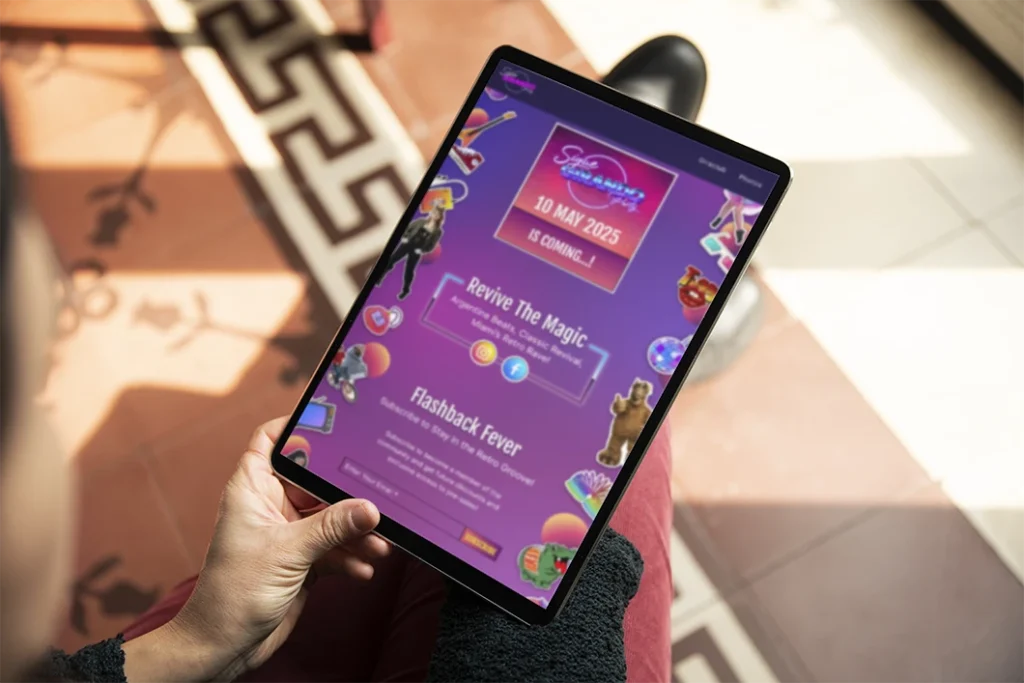 Web de Sigue Girando Tablet